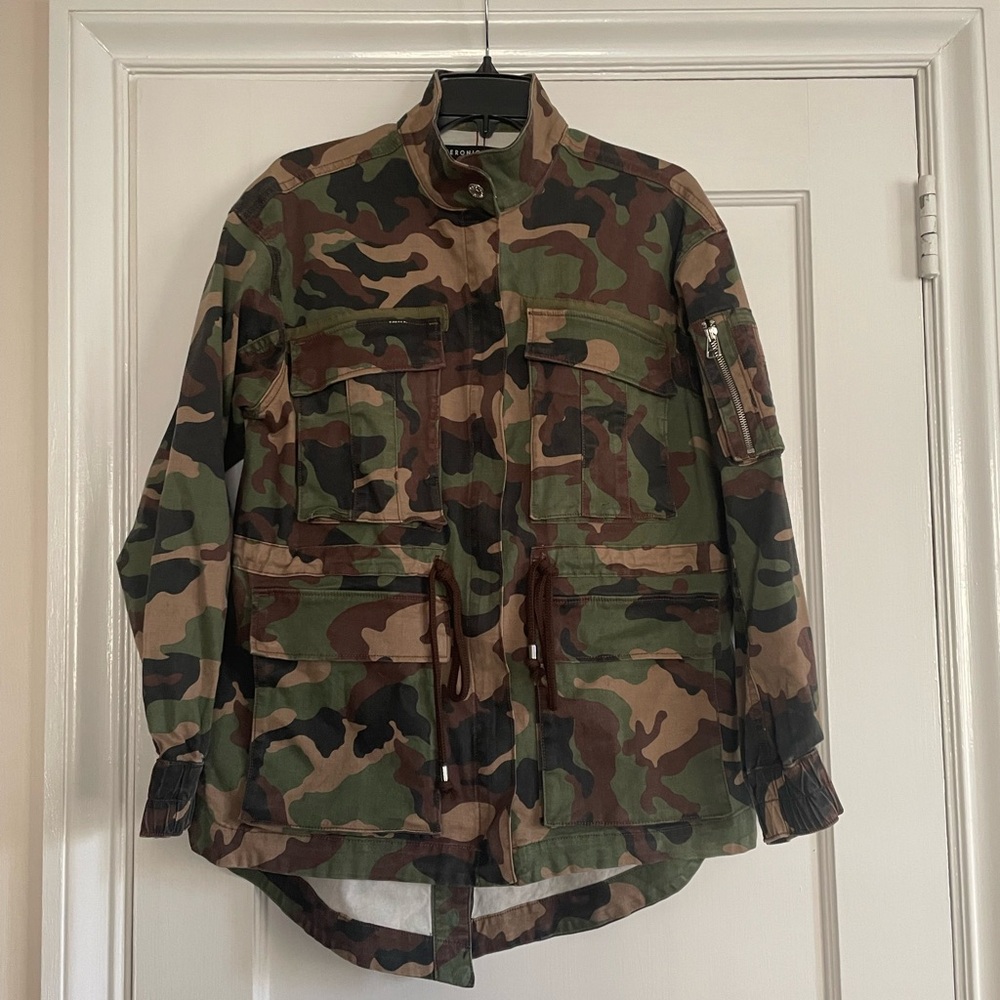 Veronica Beard Sumner Camo anorak, XS, NWOT - Picture 7 of 11
